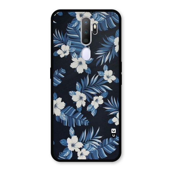 Aesthicity Floral Metal Back Case for Oppo A9 (2020)