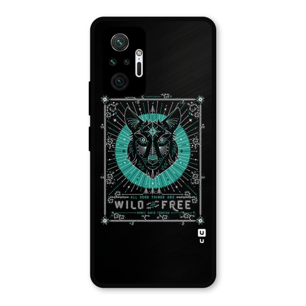 All Good Things Wild and Free Metal Back Case for Redmi Note 10 Pro