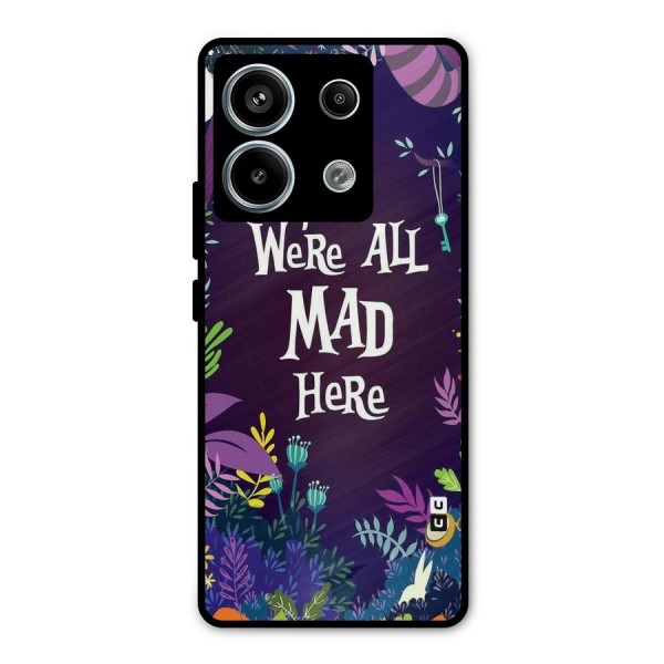 All Mad Metal Back Case for Redmi Note 13 Pro 5G