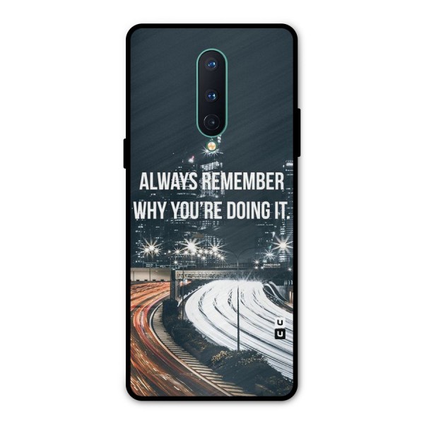 Always Remember Metal Back Case for OnePlus 8