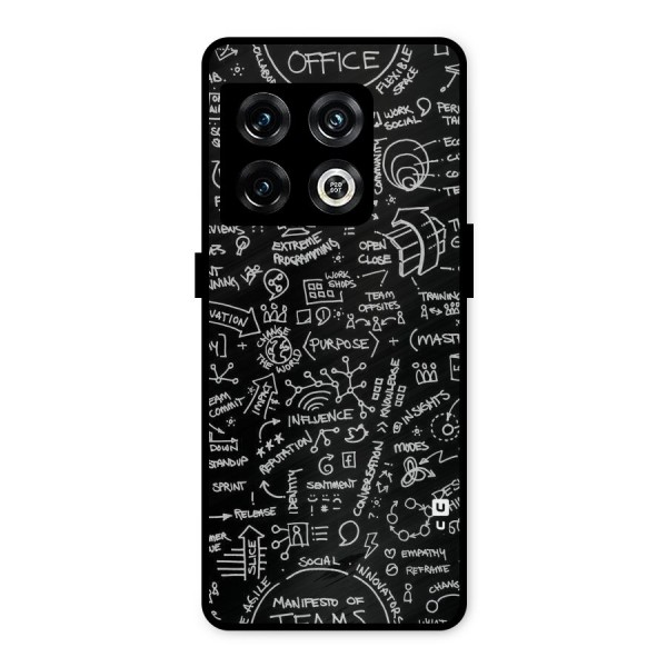 Anatomy Pattern Metal Back Case for OnePlus 10 Pro 5G