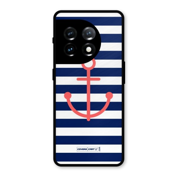 Anchor Stripes Metal Back Case for OnePlus 11