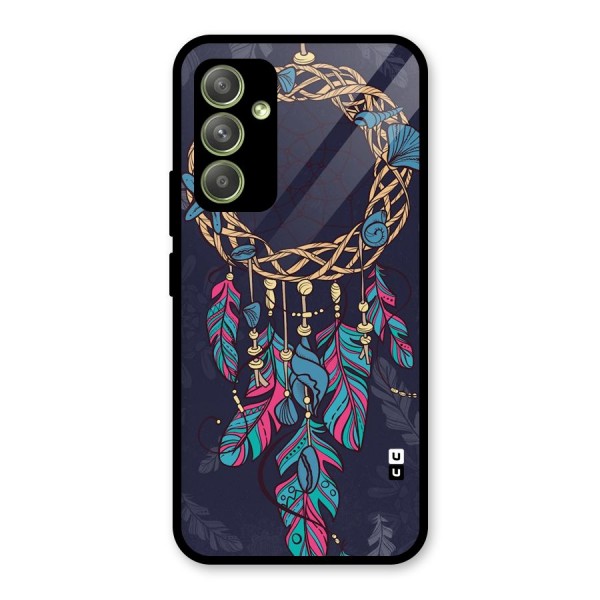 Animated Dream Catcher Glass Back Case for Galaxy A54