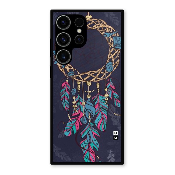 Animated Dream Catcher Metal Back Case for Galaxy S23 Ultra