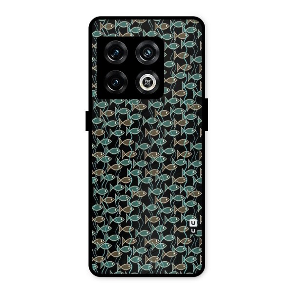 Animated Fishes Art Pattern Metal Back Case for OnePlus 10 Pro 5G