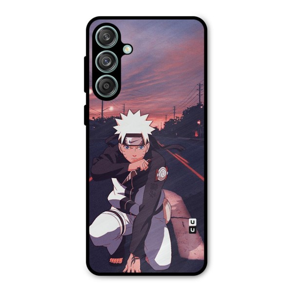Anime Naruto Aesthetic Metal Back Case for Galaxy M55 5G