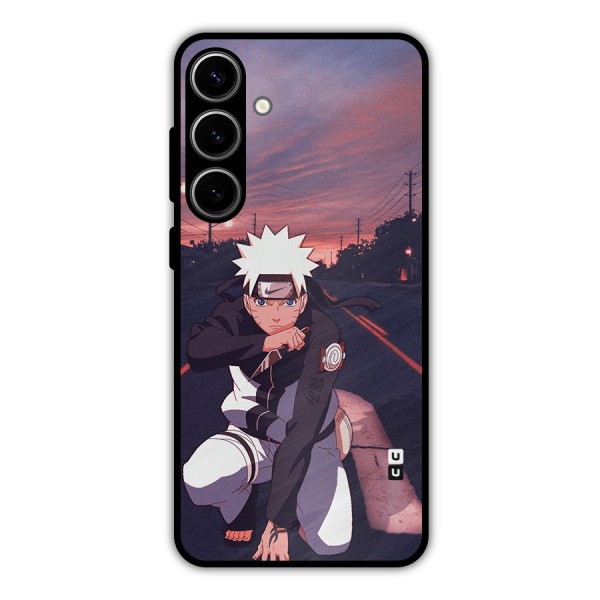 Anime Naruto Aesthetic Metal Back Case for Galaxy S24 Plus