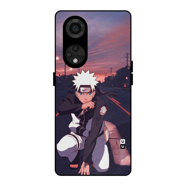 Anime Naruto Aesthetic Metal Back Case for Reno8 T 5G