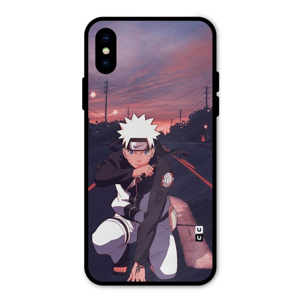 Anime Naruto Aesthetic Metal Back Case for iPhone X