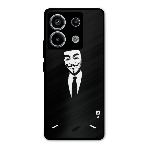 Anonymous Cool Gentleman Metal Back Case for Redmi Note 13 Pro 5G