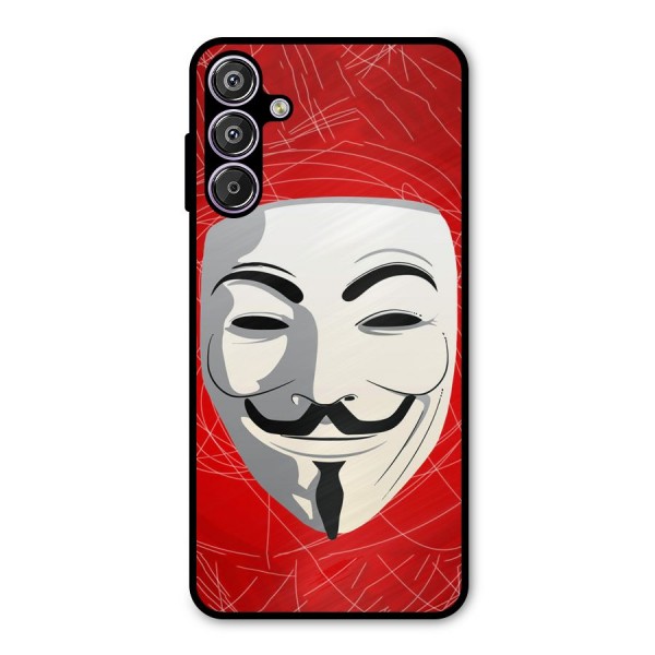 Anonymous Mask Abstract  Metal Back Case for Galaxy F15