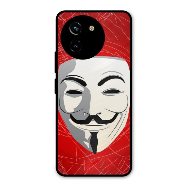 Anonymous Mask Abstract  Metal Back Case for Vivo Y200i