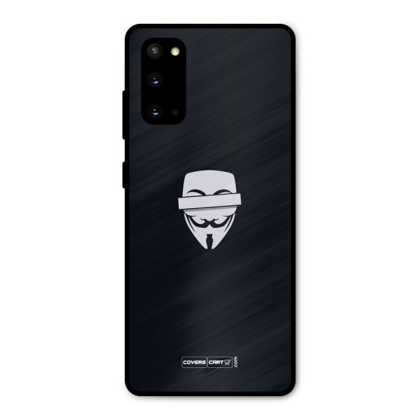 Anonymous Mask Metal Back Case for Galaxy S20