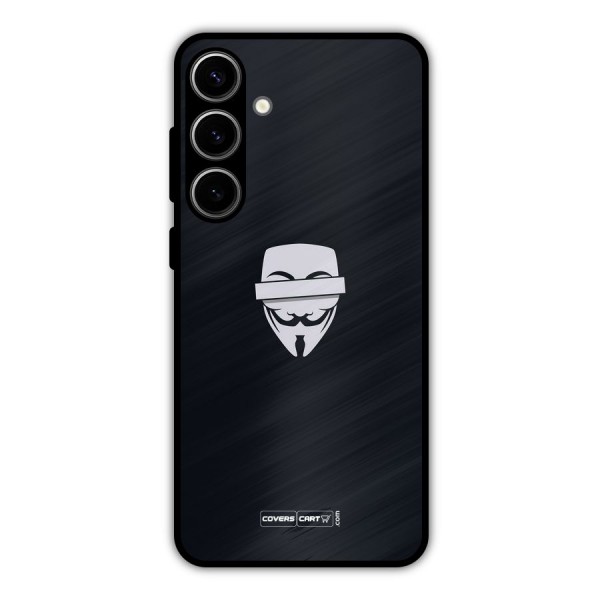 Anonymous Mask Metal Back Case for Galaxy S24 Plus