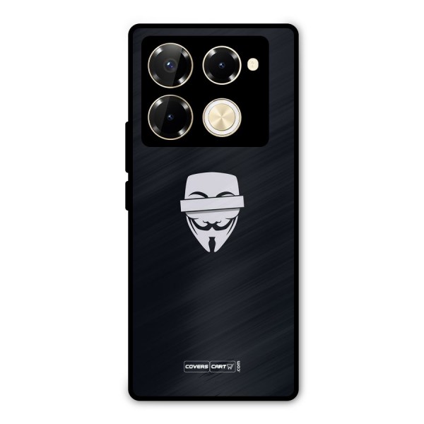 Anonymous Mask Metal Back Case for Infinix Note 40 Pro
