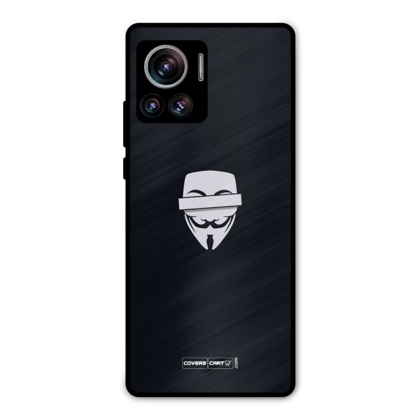 Anonymous Mask Metal Back Case for Motorola Edge 30 Ultra