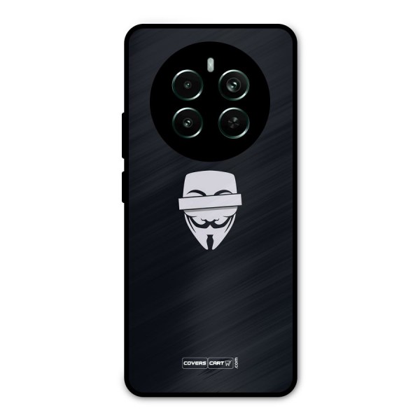Anonymous Mask Metal Back Case for Realme 12 Plus