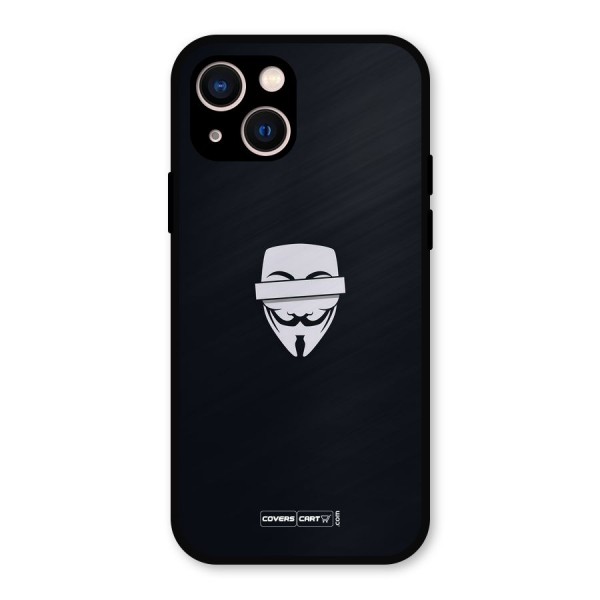Anonymous Mask Metal Back Case for iPhone 13