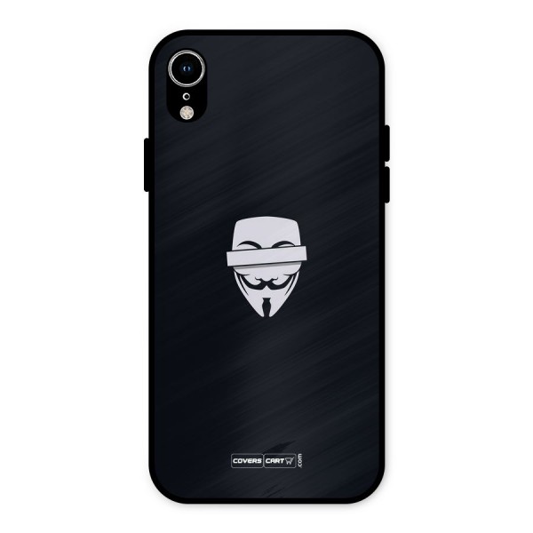 Anonymous Mask Metal Back Case for iPhone XR