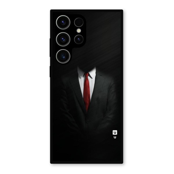 Anonymous Suit Metal Back Case for Galaxy S23 Ultra