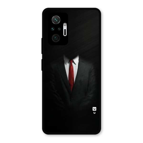Anonymous Suit Metal Back Case for Redmi Note 10 Pro