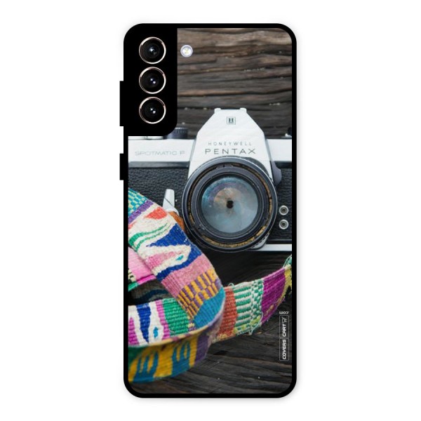 Antique Camera Metal Back Case for Galaxy S21 Plus