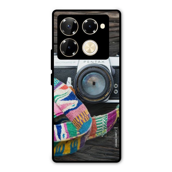 Antique Camera Metal Back Case for Infinix Note 40 Pro