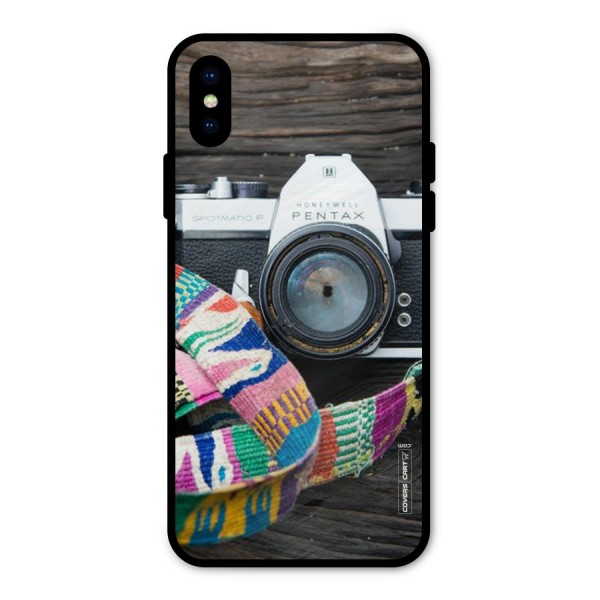 Antique Camera Metal Back Case for iPhone X