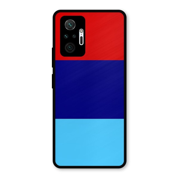Armed Forces Stripes Metal Back Case for Redmi Note 10 Pro