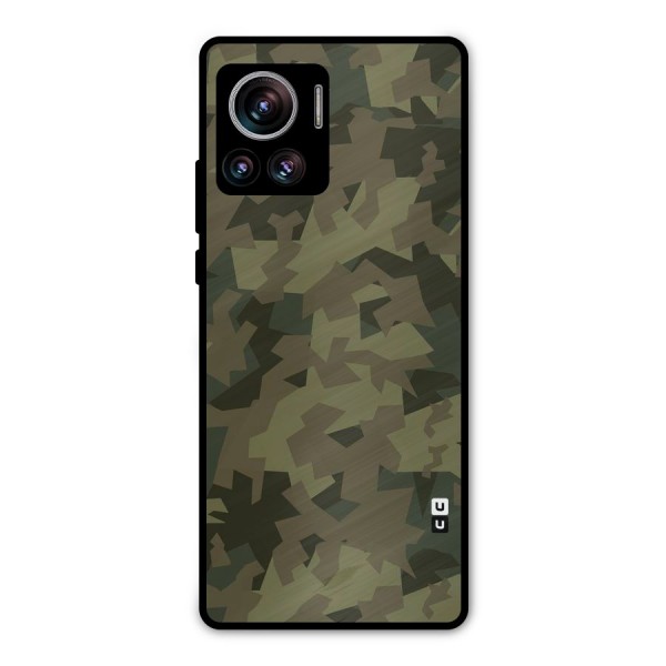 Army Abstract Metal Back Case for Motorola Edge 30 Ultra