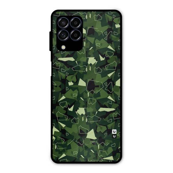 Army Shape Design Metal Back Case for Galaxy M53 5G