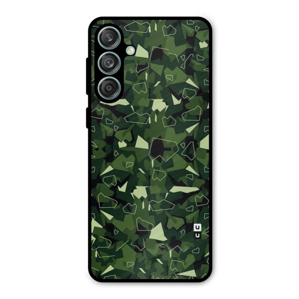 Army Shape Design Metal Back Case for Galaxy M55 5G