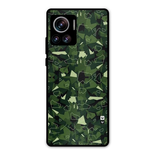 Army Shape Design Metal Back Case for Motorola Edge 30 Ultra