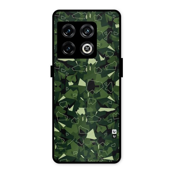Army Shape Design Metal Back Case for OnePlus 10 Pro 5G