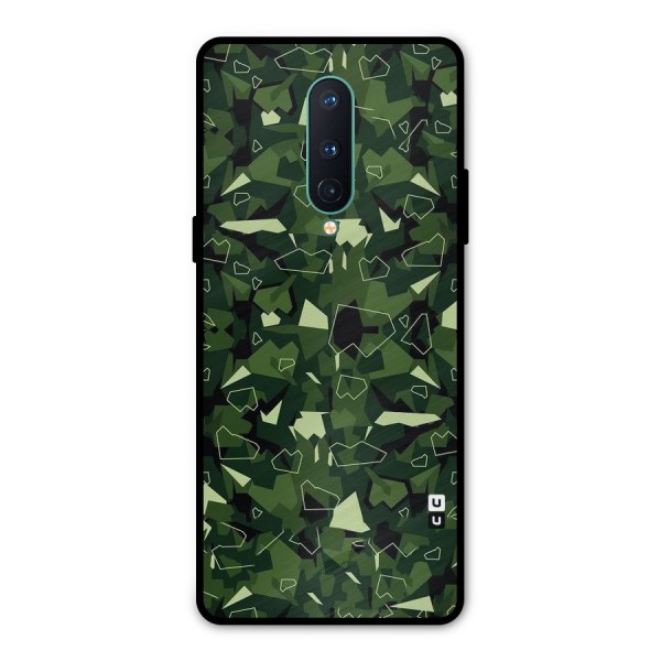 Army Shape Design Metal Back Case for OnePlus 8
