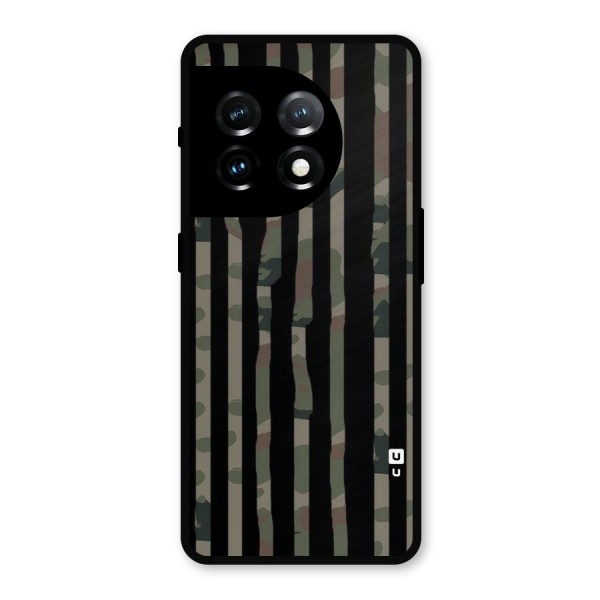 Army Stripes Metal Back Case for OnePlus 11