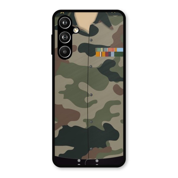 Army Uniform Metal Back Case for Galaxy F54