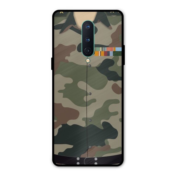 Army Uniform Metal Back Case for OnePlus 8