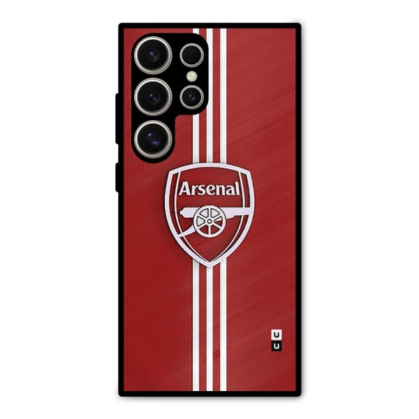 Arsenal Club Metal Back Case for Galaxy S24 Ultra