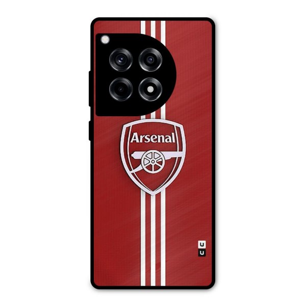 Arsenal Club Metal Back Case for OnePlus 12R