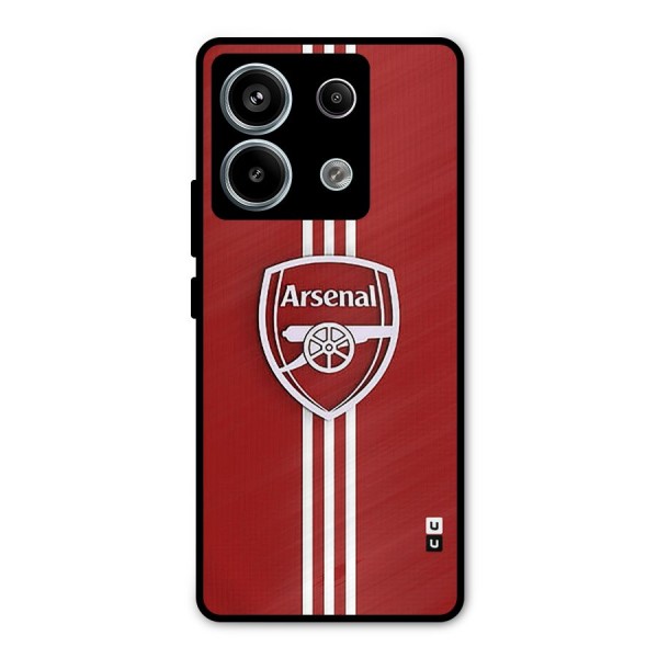 Arsenal Club Metal Back Case for Redmi Note 13 Pro 5G