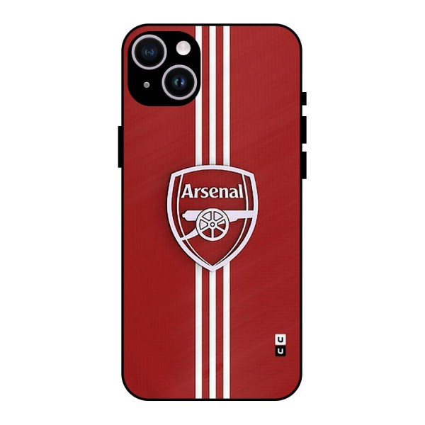 Arsenal Club Metal Back Case for iPhone 14 Plus