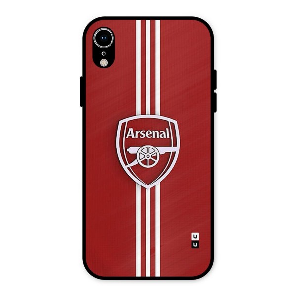 Arsenal Club Metal Back Case for iPhone XR