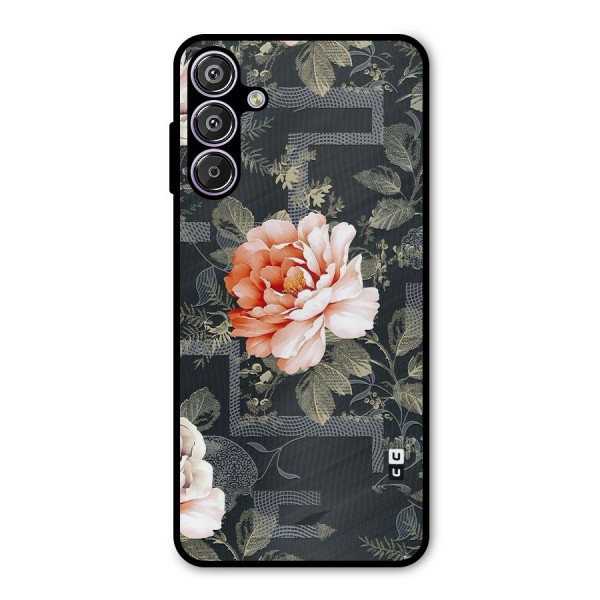 Art And Floral Metal Back Case for Galaxy F15