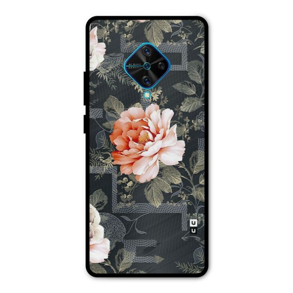 Art And Floral Metal Back Case for Vivo S1 Pro