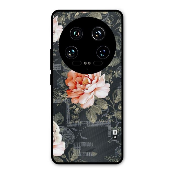 Art And Floral Metal Back Case for Xiaomi 14 Ultra