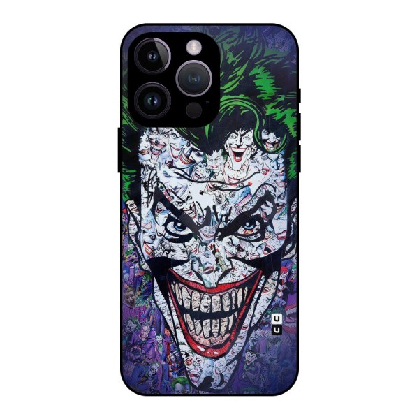 Art Face Metal Back Case for iPhone 14 Pro Max
