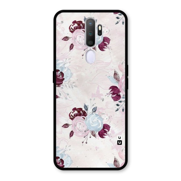 Artsy Florasy Metal Back Case for Oppo A9 (2020)