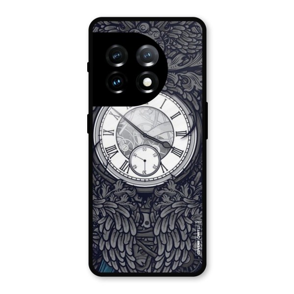 Artsy Wall Clock Metal Back Case for OnePlus 11