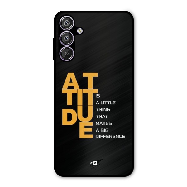 Attitude Difference Metal Back Case for Galaxy F15